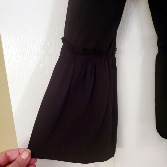 American Rag Boho XS Black Shirt Jacket - Picture 3 of 6